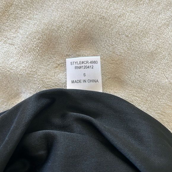 Cotton Candy Black Lace Romper with bell sleeve. Size Small.  007 - Picture 7 of 11